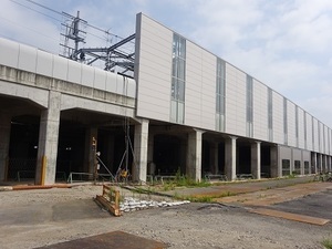 立体交差事業2020年8月18日 地元の駅