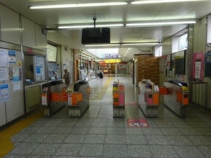 立体交差事業2020年8月18日 地元の駅