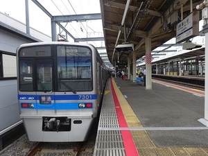 立体交差事業2019年8月19日 地元の駅