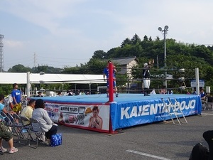 根郷梨通り 野球にプロレス